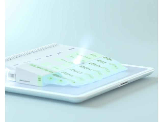 Vue stylisée d'un calendrier en ligne avec des créneaux disponibles, un curseur pointant une date, symbolisant la facilité de la prise de rendez-vous