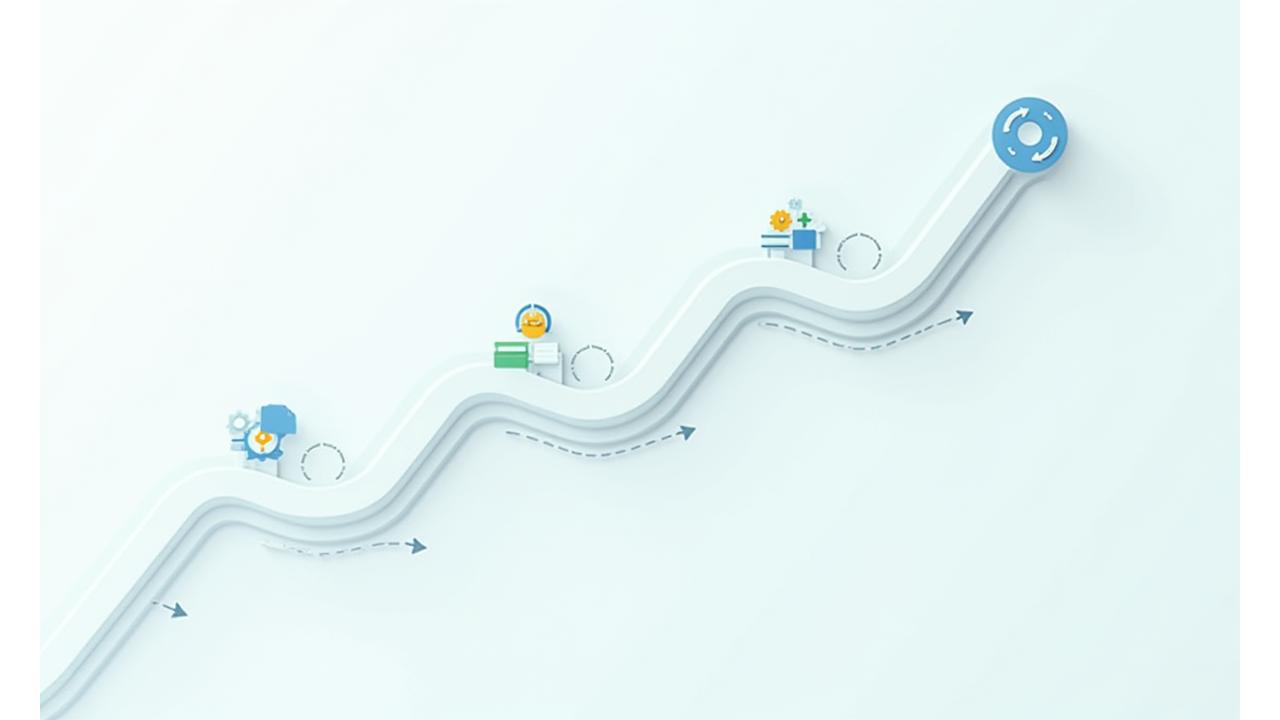 Tableau de bord de projet avec des graphiques de progression et des icônes d'horloge, symbolisant la mesure de la réactivité et la performance client