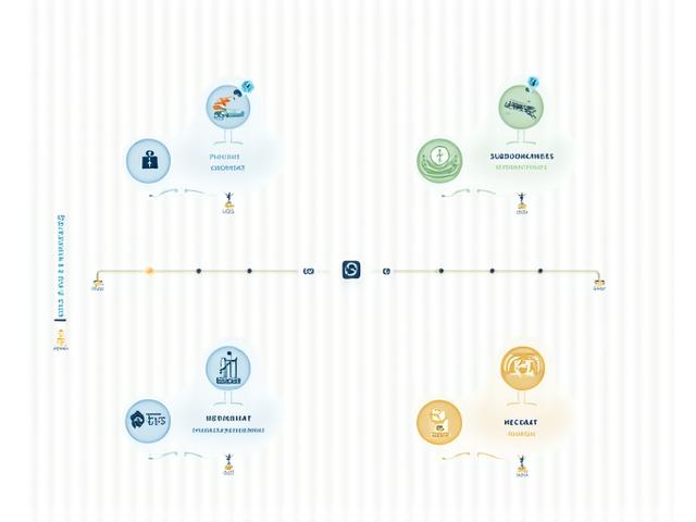 Infographie représentant différentes catégories de financement pour les associations : subventions publiques, fonds européens, mécénat, dons privés et crowdfunding, avec des icônes distinctes pour chaque type et des liens entre eux.